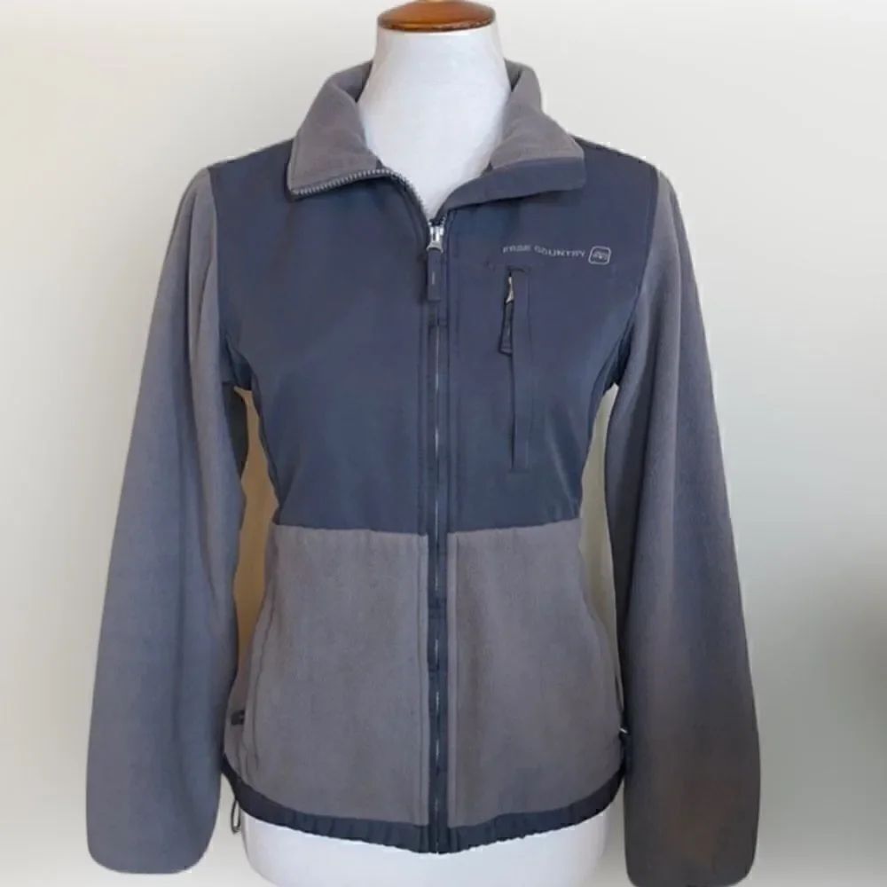 Free Country Mixed Media Zip Fleece Jacket w/Multiple Pockets (Size: S)